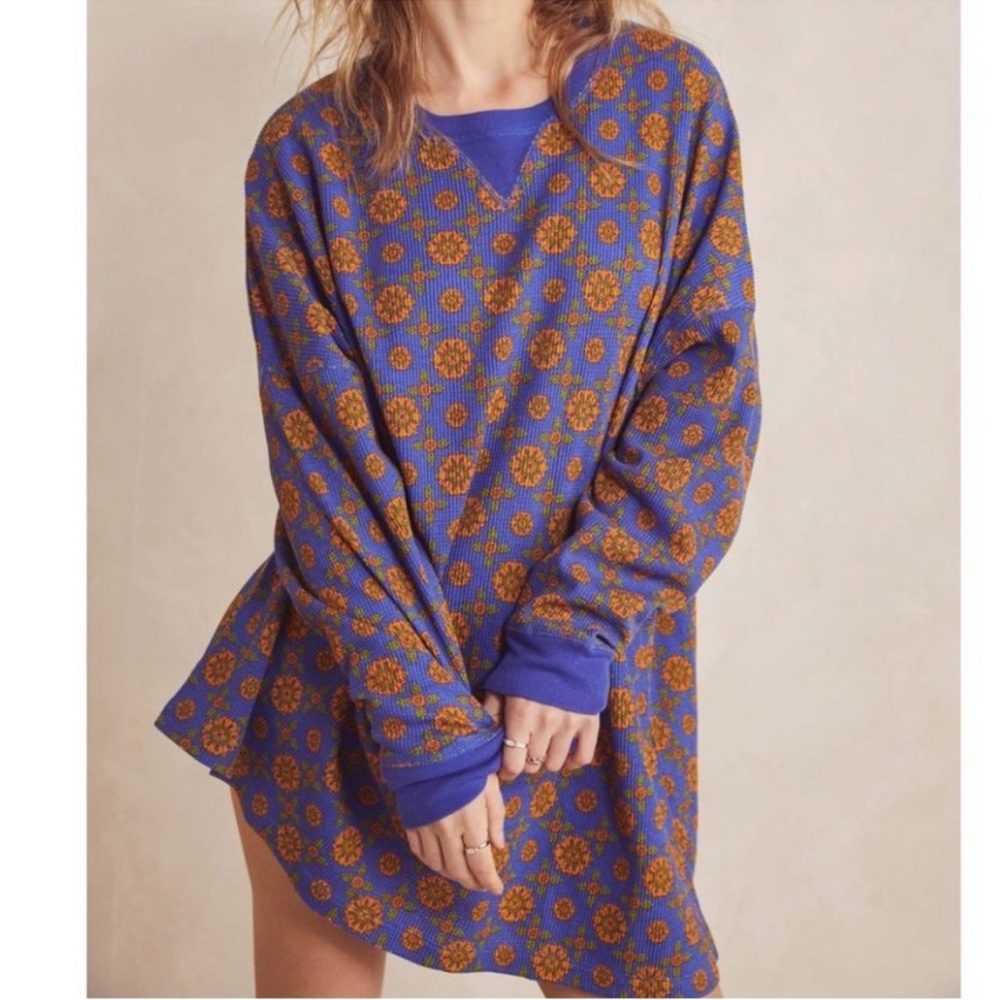 NWOT Free People Over Sized Tunic Top Medium